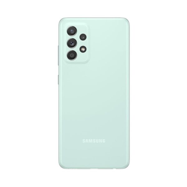 رنگ سبز گوشی موبایل سامسونگ مدل Galaxy A52s 5G دو سیم کارت ظرفیت 256/8 گیگابایت